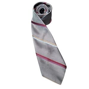 VTG Michael Reed Neck Tie Striped Mod Ivy League Mad Men Collector Classic Mod